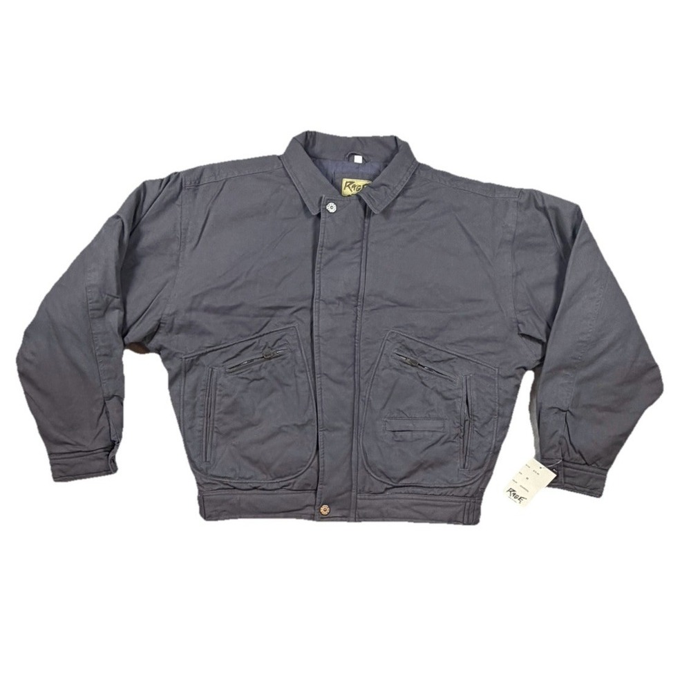 NWT Rage Brand Jacket Men's M Charcoal Grey Trucker Style Jacket New With Tags
